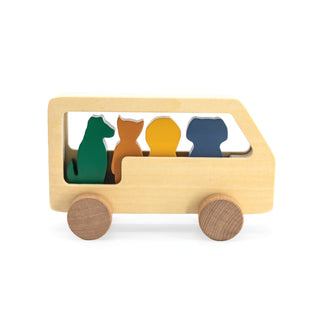 Wooden animal bus - Kollektive Wholesale Portal