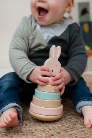 Wooden stacking toy - Mrs. Rabbit - Kollektive - Official distributor